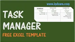 Task Manager - Free Excel Template
