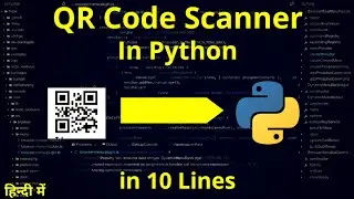 QR code scanner in Python | Python QR code scanner | Python QR code Reader | QR Reader using Webcam