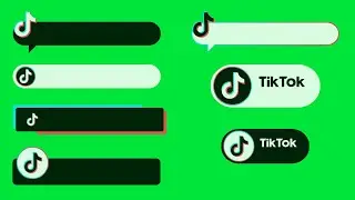 Tiktok Green Screen | Tiktok Sticker  | Tiktok Title | Free Download
