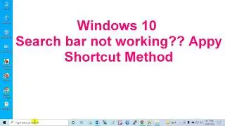 Search Bar Not Working shortcut policy edit | Brainstorming ICT