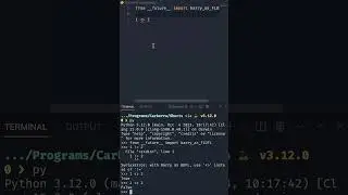 Python has a SECRET operator?! 