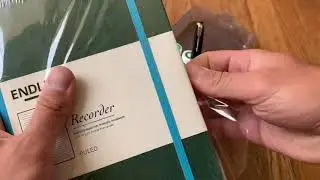 Opening a new Endless Recorder Tomoe River Journal - so satisfying