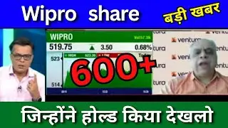 Wipro share latest news today, Wipro share news today Target price, share analysis, buy or sell ?