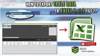 How to export table data to excel file (.xls) in hindi | sql to excel | java tutorial #24