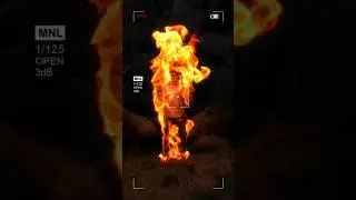 this shot i have created everything. #Blender Fire in #embergen and compositing in #davinciresolve
