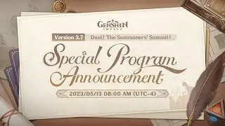 Genshin Impact: V3.7 Livestream Preview Announced!