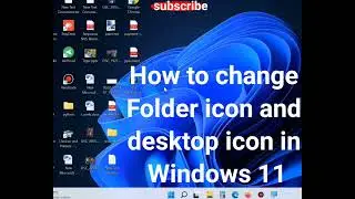 Change Folder icon and Desktop icons in Windows 11 and Windows 10