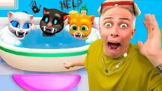 ВСЕ ГОВОРЯЩИЕ ДРУЗЬЯ МОНСТРЫ пришли ко мне ДОМОЙ! 😱🔪 НЕ ИГРАЙ в ГОВОРЯЩЕГО ТОМА и ДРУЗЕЙ в 