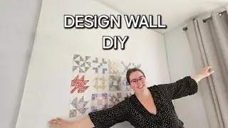 HUGE QUILT DESIGN WALL INSTALLATION | How to