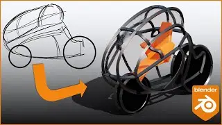 How to Create Vehicles with Grease Pencil in Blender - Tutorial