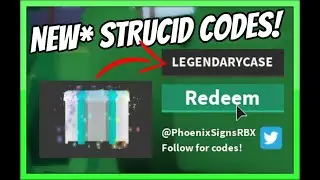 ALL STRUCID CODES! *ALL WORKING* AUGUST 2020 [Roblox]