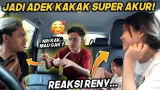 PRANK ADEK KAKAK JADI SUPER AKUR🥰! Sampe Disuapin.. *Reny Bingung*😂