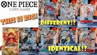 HUGE PRB-01 Update! ALL Manga Rares Confirmed! Can You Tell Them Apart!? (One Piece TCG News)