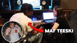 I Went To The Studio With A Rapper For The First Time! ATLANTA PRODUCER VLOG (PART 1)