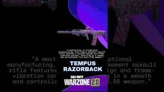 BEST Tempus Razorback Loadout in Warzone 2 😲 #shorts