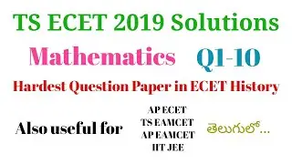 #TSECET2019Solutions