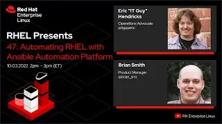 Automating RHEL with Ansible Automation Platform | Red Hat Enterprise Linux Presents 47