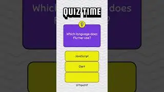 flutter Language Dart #dart #flutter #ytshorts #rich #subscribe #quiz #shorts