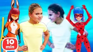 Игрушки Леди Баг в сборнике видео для детей – Спасаем Адриана! Игры в куклы из мультфильмов