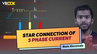 Star connection of 3 Phase Current