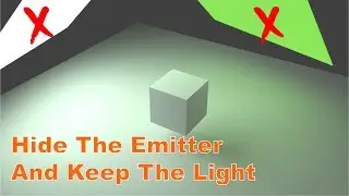 How To Hide The Emitter And Keep The Light Blender Tutorial