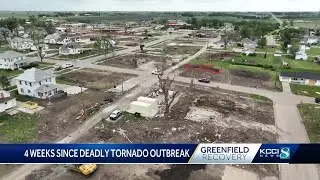 Greenfield: One month after a deadly tornado devastates Iowa town