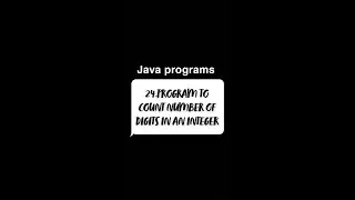 Program to count number of digits in an integer