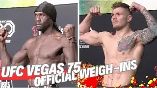 UFC Vegas 75 WEIGH-INS: Vettori vs Cannonier