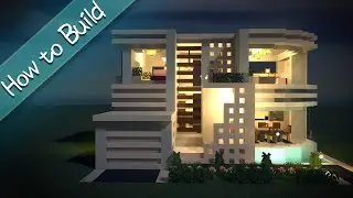 [OSHACRA] Part 92: How to build a Pure-White Modern House (Minecraft)