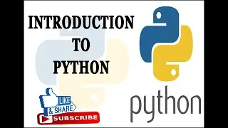 Introduction to Python Programming |Complete Python Tutorial for Beginners #Lecture1