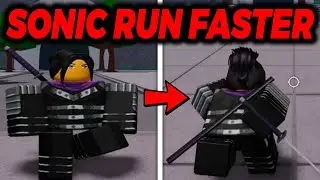 How To Run Faster With Sonic In Roblox The Strongest Battlegrounds! (With Commands)