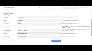 Google Advanced Search