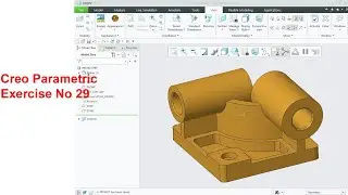 Creo Parametric Exercise No 29