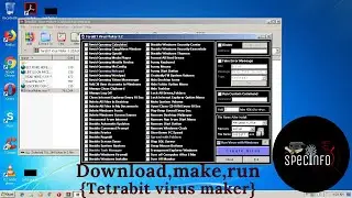 Tetrabit Virus Maker tvm | make virus for Windows 7/8/10 and vista | complete tutorial with Demo