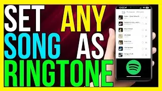 How to Set Any Song as Ringtone in Spotify (2024 METHOD!)