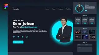 Design Your Unique figma Portfolio | Figma portfolio design