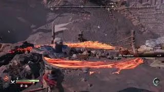 How to light all three braziers at the locked chest in Jarnsmida Pitmines in God of War Ragnarok