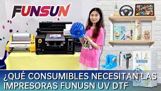 ¿Qué consumibles necesitan las impresoras Funusn UV DTF