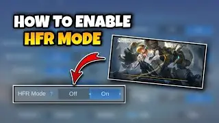 HFR MODE IS MISSING? HOW TO TURN IT ON! | How To Enable HFR Mode [Latest Patch]