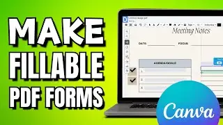 How To Make Fillable PDF Forms In Canva (Quick Tutorial)