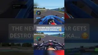 THE 2026 F1 CAR GETS DESTROYED AT THE SUZUKA ESSES 😳 #formula1 #f12026 #f1shorts #f1 #SpanishGP