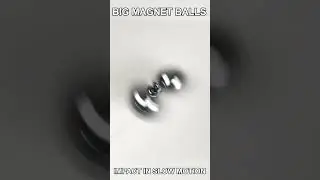 Big Magnetic Balls Vortex in Slow Motion