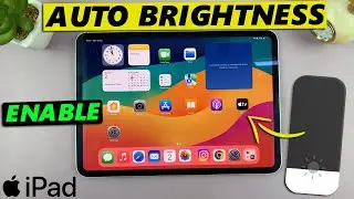 How To Turn ON Auto Screen Brightness On iPad