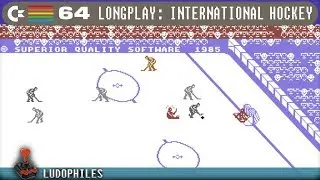International Hockey C64 Longplay [140] Full Playthrough / Walkthrough 