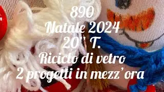 Riciclo di vetro 2 progetti in mezz’ora