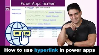 How can I add hyperlinks to Power Apps, its Gallery and Data table?