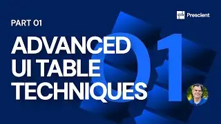 Prescient: PART 01: Build Advanced UI Table | Node-RED and Prescient Tips