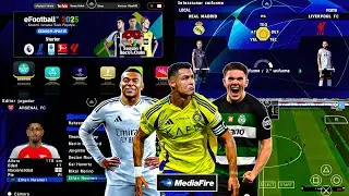 eFootball PES 2025 PPSSPP FULL UPDATE CAMERA PS5 🥶🥶🥶