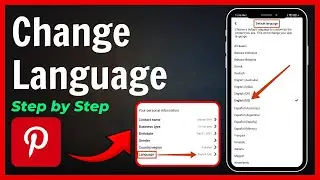 How to change language on Pinterest app 2025 | change Pinterest language | Pinterest language change