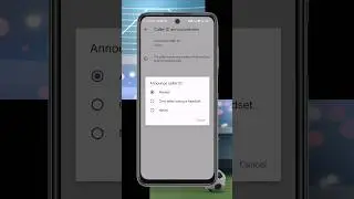 Call आने पर उसका NAME बतायेगा Mobile | call settings #callsetting #shorts